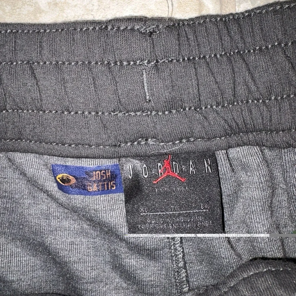 Jordan Michigan Wolverines Coach Issue Sweatpants Grey Gray Warm Up Men's XL